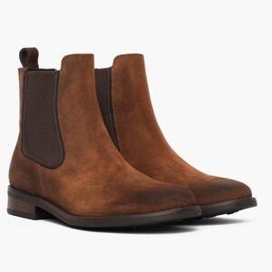 Thursday Boot Co. Duchess Suede Boots - deep burnished brown